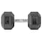 Lifeline Fitness Hex Rubber Dumbbell, 45lbs LLHRD45 - alternate 1
